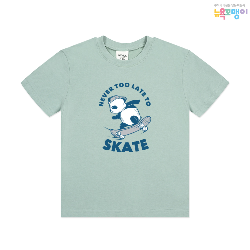 뉴욕꼬맹이 스케이트판다 아동 주니어 반팔(NY) 티셔츠 W192